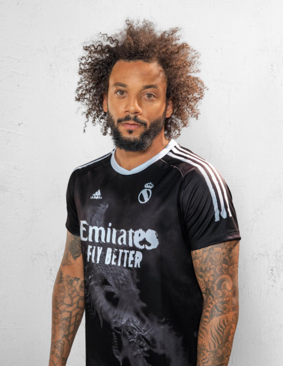 20-21 Real Madrid Human Race Dragon Black Soccer Jersey Shirt - Click Image to Close